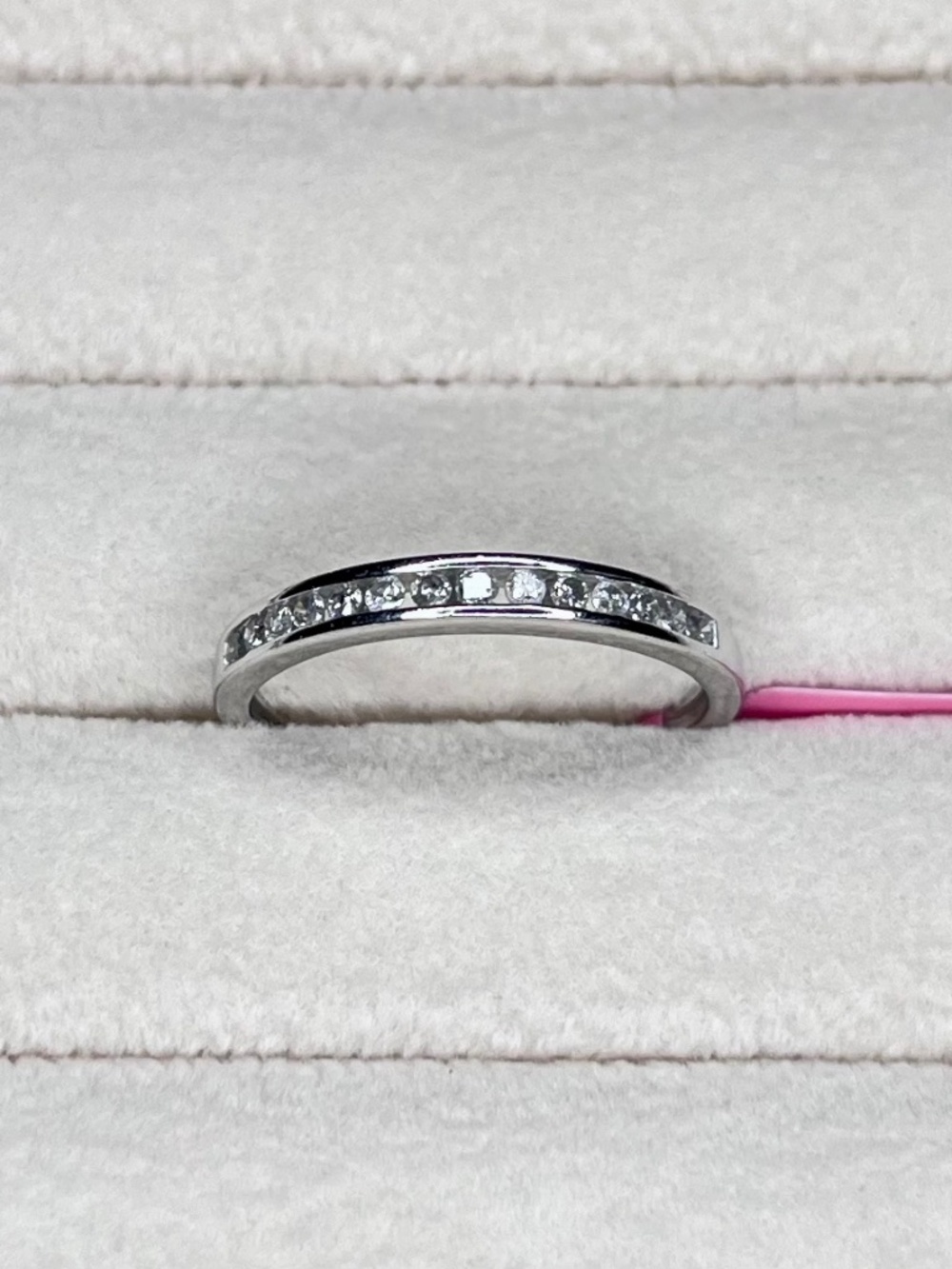 R114 | Natural Diamond Half Eternity Band
